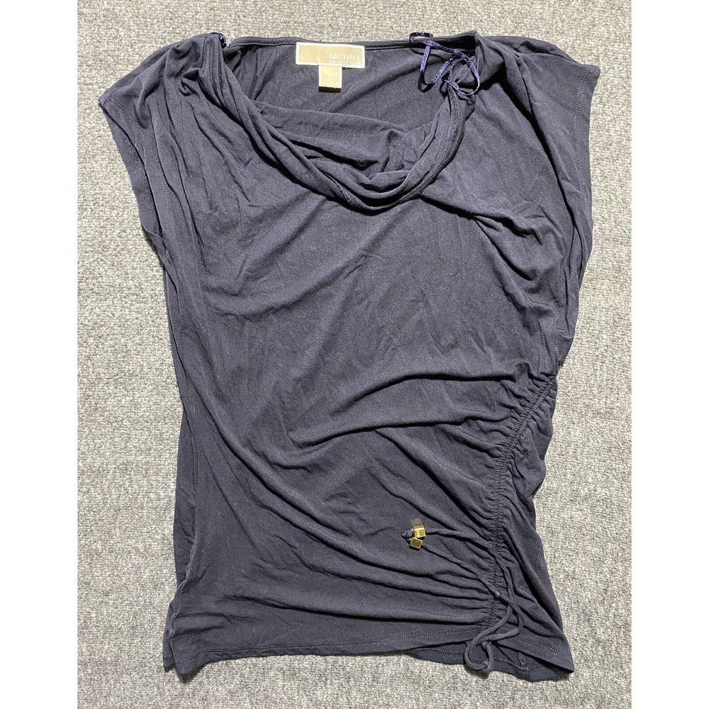 Michael Kors Black Shoulder Sleeveless Top Size M